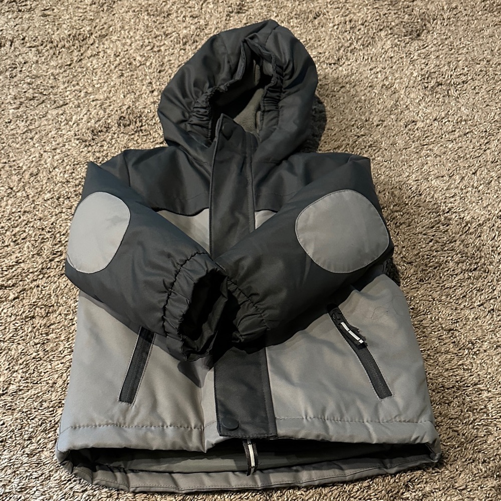 Cat & Jack Black and Gray Winter Jacket 3T